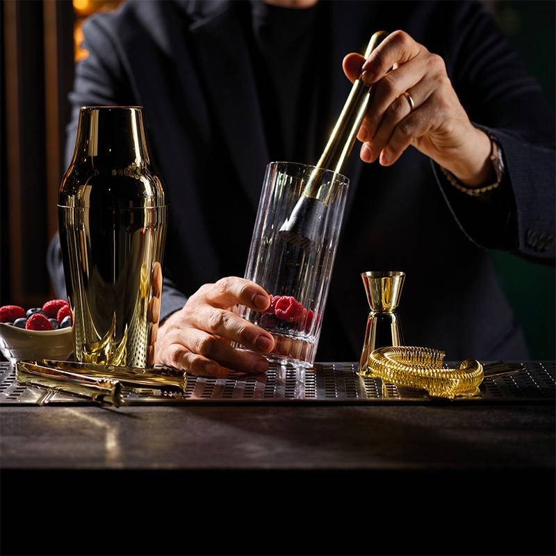 Paderno Parisienne Mixology-Set aus Edelstahl - Set mit 5 Stück