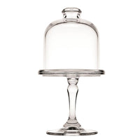 10 Cm Pasabahce Patisserie Cake Stand With Glass Dome