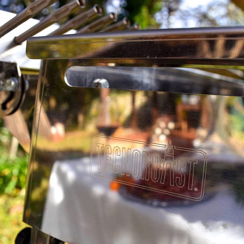 Tecnoroast 40 Single Large Houtskoolgrill met Automatische Giraspiedini