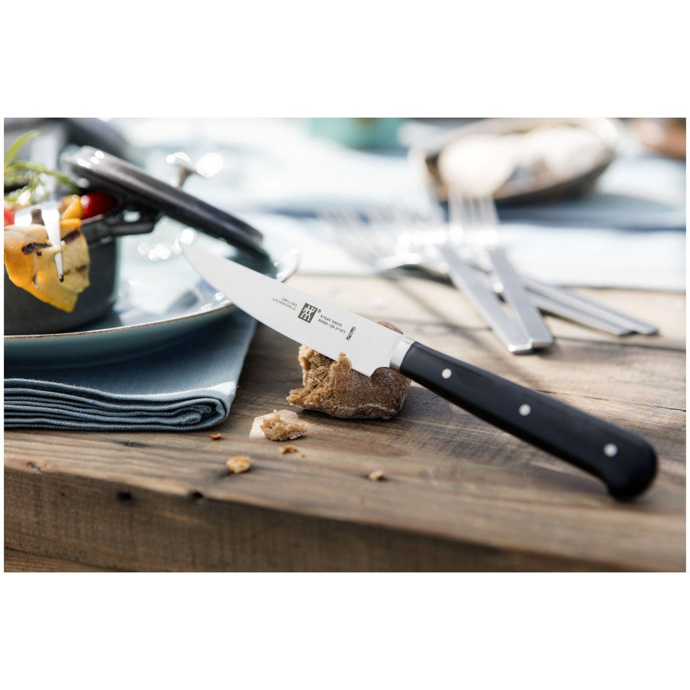 Zwilling Steak-Set Steak Knife with Straight Blade in Stainless Steel - Set of 4 Pcs