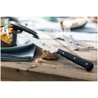 Zwilling Steak-Set Steak Knife with Straight Blade in Stainless Steel - Set of 4 Pcs