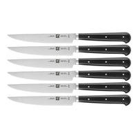 Zwilling Steak-Set Steak Knife with Razor Blade in Stainless Steel - Set of 6 Pcs