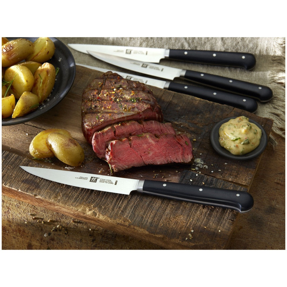 Zwilling Steak-Set Steak Knife with Razor Blade in Stainless Steel - Set of 6 Pcs