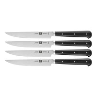 Zwilling Steak-Set Steak Knife with Serrated Blade in Stainless Steel - Set of 4 Pcs