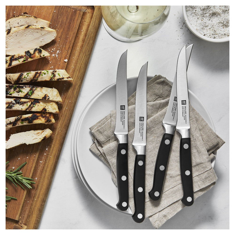 20 cm - Zwilling Professional S Coltello Bistecca In Acciaio Inox - Set 4 Pz