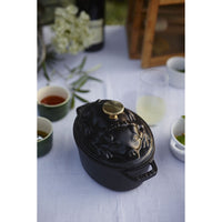 17 cm - Staub La Cocotte Casseruola Cocotte Maialino Ovale In Ghisa
