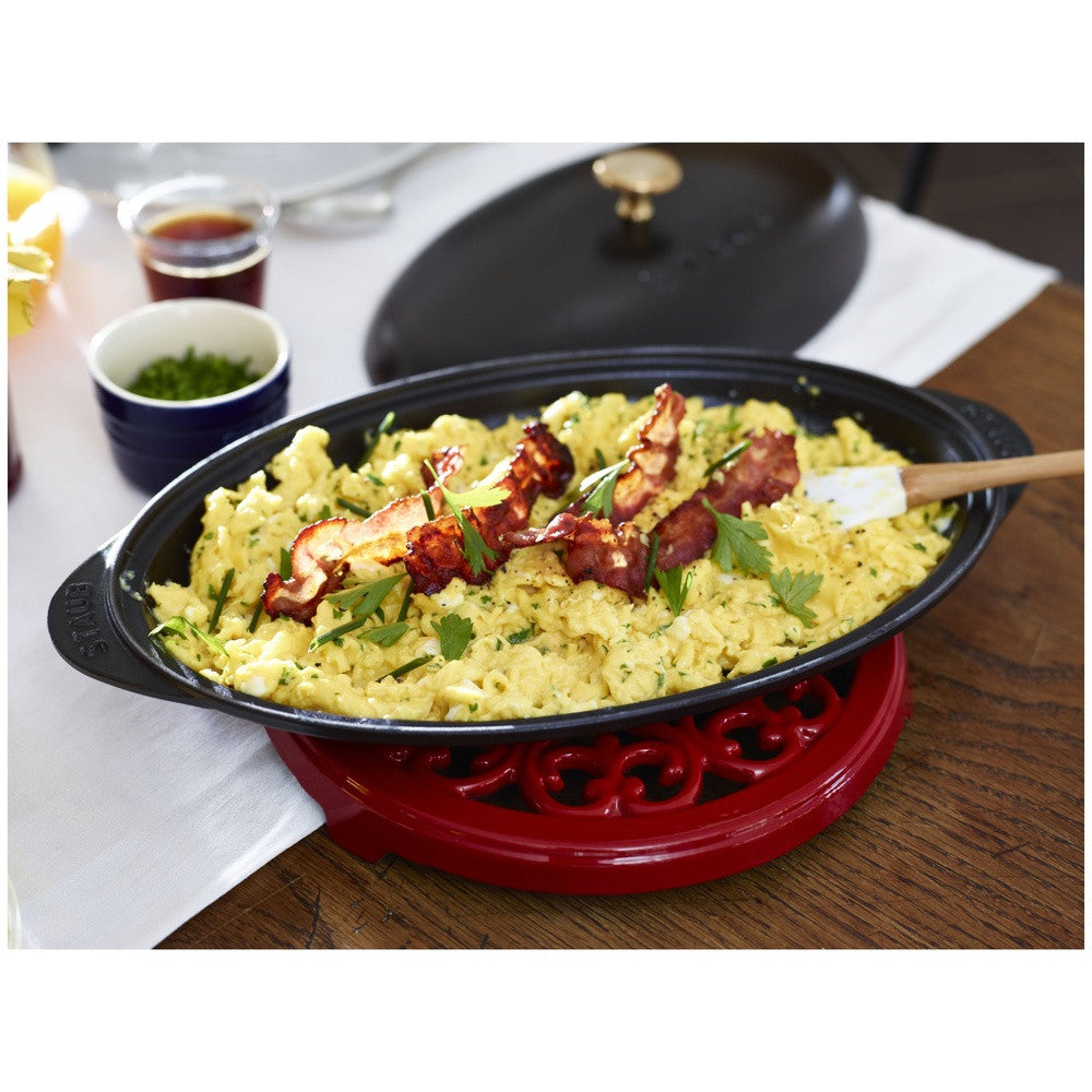 31 cm - Staub Specialities Pirofila Con Coperchio Ovale In Ghisa