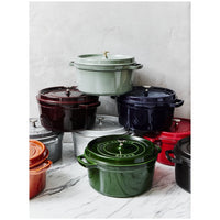 26 cm - Staub La Cocotte Casseruola Cocotte Rotonda In Ghisa