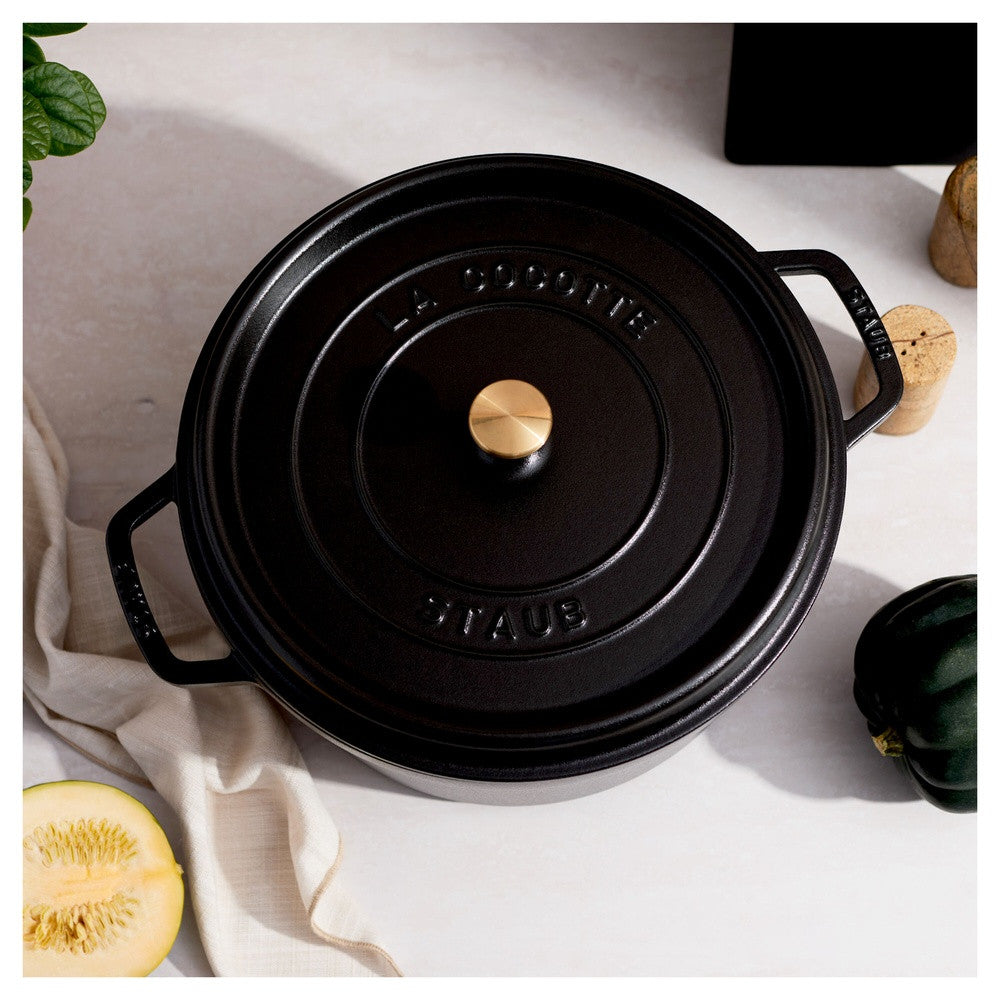 30 cm - Staub La Cocotte Casseruola Cocotte Rotonda In Ghisa