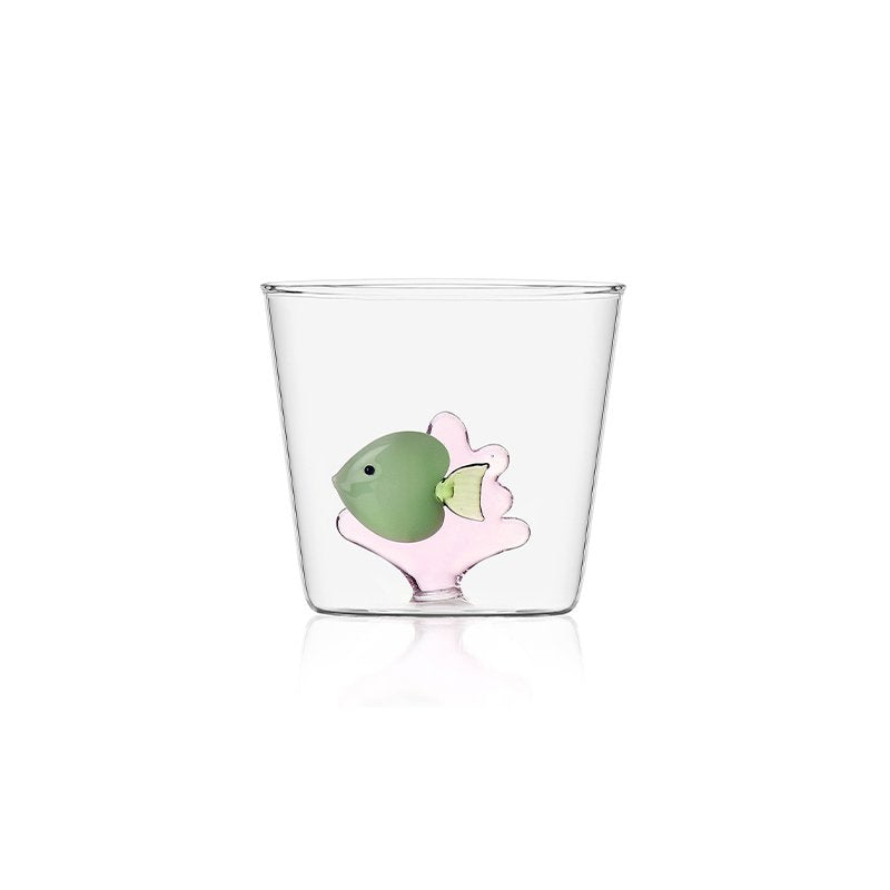 35 Cl Ichendorf Marine Garden Verre À Eau Poisson Avec Algue En Verre Borosilicate