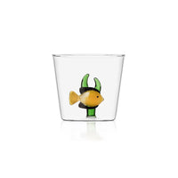 35 Cl Ichendorf Marine Garden Verre À Eau Poisson Avec Algue En Verre Borosilicate