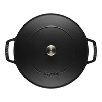 24 cm - Staub Braisers Tegame Basso Chistera Rotondo In Ghisa