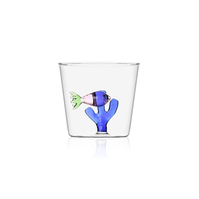 35 Cl Ichendorf Marine Garden Verre À Eau Poisson Avec Algue En Verre Borosilicate