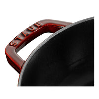 24 cm - Staub Braisers Tegame Basso Chistera Rotondo In Ghisa