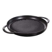 30 cm - Staub Grill Pans Bistecchiera Rotonda In Ghisa