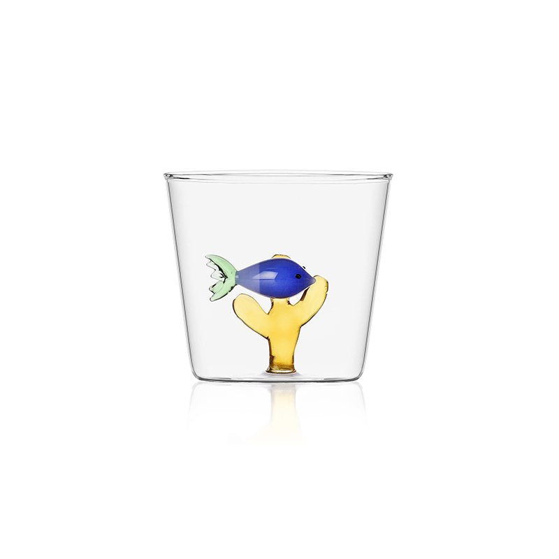 35 Cl Ichendorf Marine Garden Verre À Eau Poisson Avec Algue En Verre Borosilicate