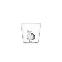 35 Cl Ichendorf Tabby Cat Bicchiere Acqua Gatti In Vetro Borosilicato Set 6 Pezzi