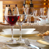 34 8 Cl Bormioli Rocco Milano Verre à Vin Rouge en Verre Trempé - Lot de 12 Pièces