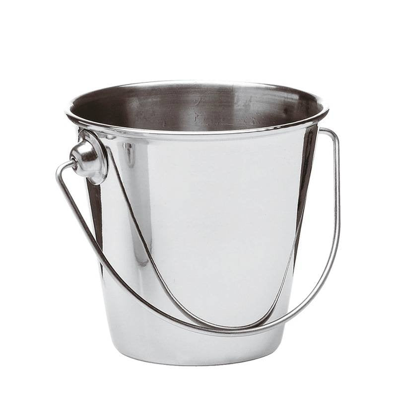 9 Cm Paderno Tableware Buffet And Display Snack-Eimer aus Edelstahl