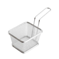 10X8 5 Cm Paderno Tableware Buffet And Display Quadratischer Snackkorb Aus Edelstahl