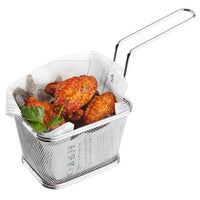 10X8 5 Cm Paderno Tableware Buffet And Display Quadratischer Snackkorb Aus Edelstahl