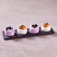 11 Cl Paderno Happy Hour Coupes Apéritif Avec Support Plateau En Ardoise Set 5 Pcs