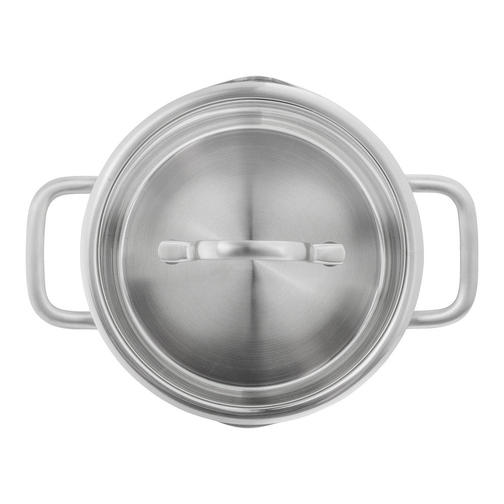 Zwilling TrueFlow Batteria Di Pentole In Acciaio Inox - Set 4 Pz