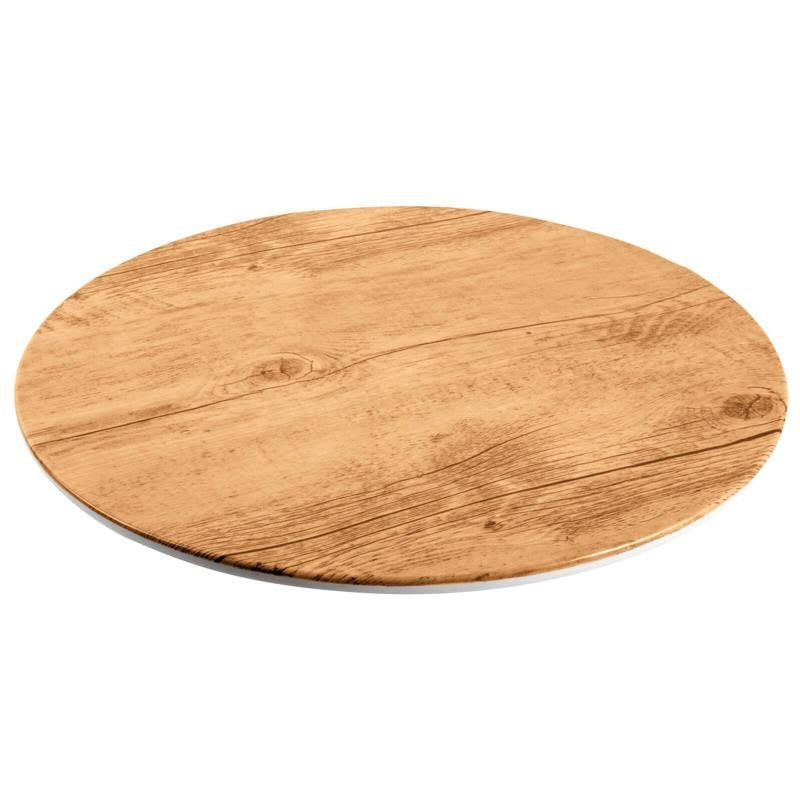 43 Cm Paderno Easy Wood Plateau en mélamine