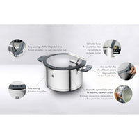 Zwilling Simplify casserole set in stainless steel - set of 5 pieces