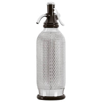 1 Litro Paderno Classic Soda Siphon in Stainless Steel
