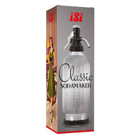 1 Litro Paderno Classic Soda Siphon in Stainless Steel
