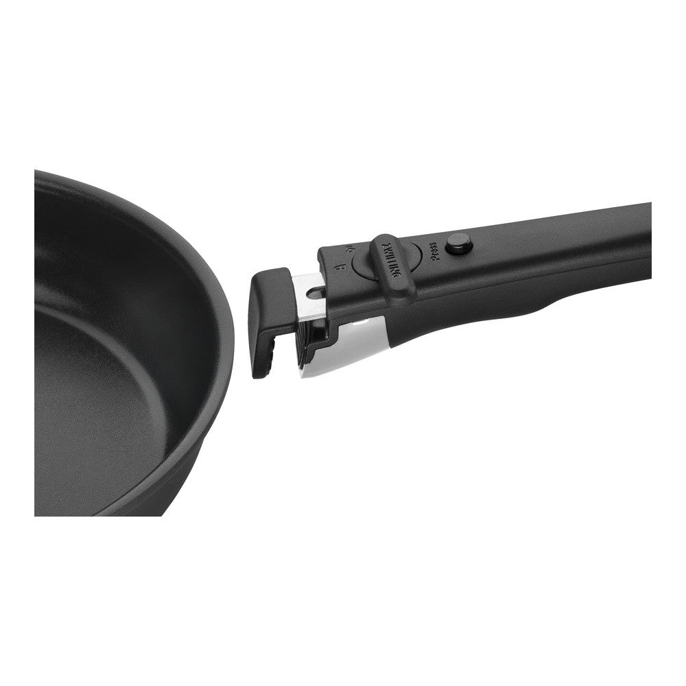 Zwilling Unlock Ceramic Titanium stapelbare pannenset met afneembare handgreep in aluminium - set 4 stuks