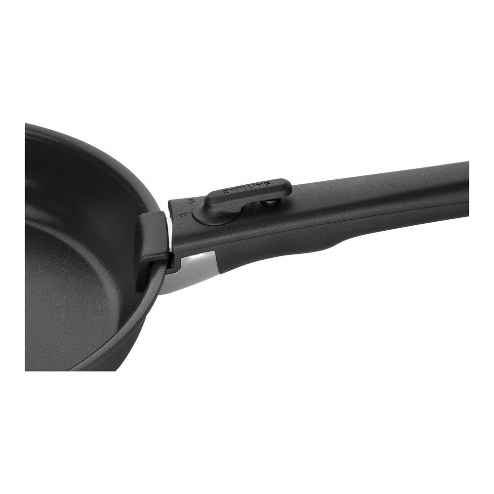 Zwilling Unlock Ceramic Titanium stapelbare pannenset met afneembare handgreep in aluminium - set 4 stuks