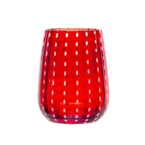 36 Cl Perlage Water Glass in Glass Set of 6 Pieces