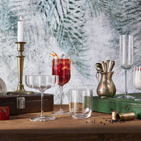 28 Cl Bormioli Luigi Jazz Multipurpose Glass In Glass Set 4 Pcs
