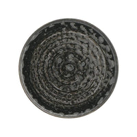 28 Cm Lioness Matheria Black Plato Llano en Porcelana