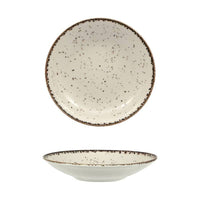 30 Cm Lioness Cromya Cream Assiette Creuse en Porcelaine