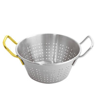 24 cm - Paderno Serie 2000 Konischer Nudelsieb Gluten Free aus Edelstahl