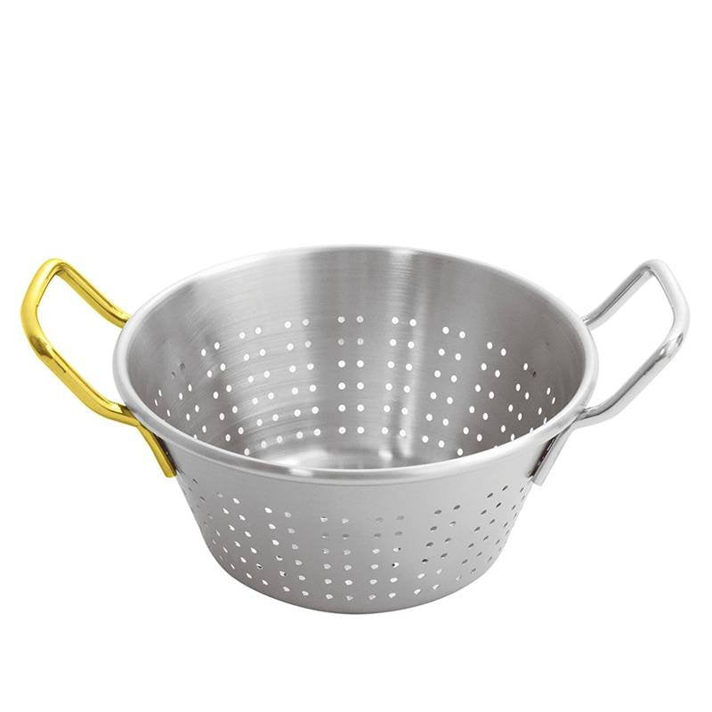 24 cm - Paderno Serie 2000 Konischer Nudelsieb Gluten Free aus Edelstahl