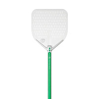 Paderno Perforated Square Pizza Peel in Anodised Aluminium