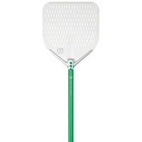 Paderno Perforated Square Pizza Peel in Anodised Aluminium