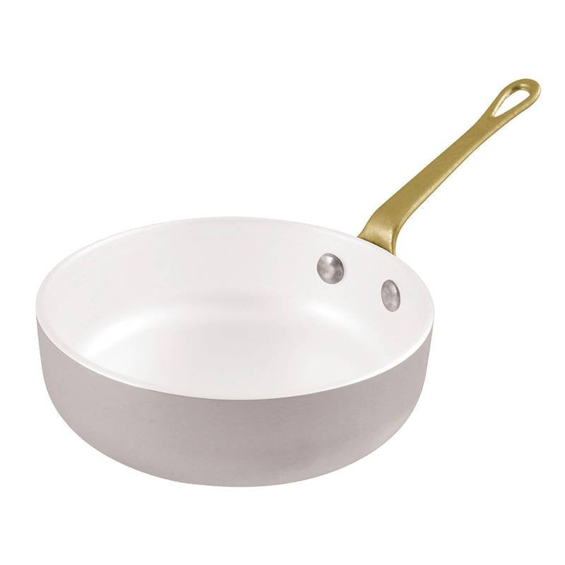 12 Cm Paderno Miniature Mini-Pfanne aus Aluminium mit Messinggriff