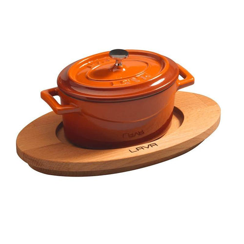 12X9 Cm Paderno Sottopentola Per Casseruola Ovale In Wood