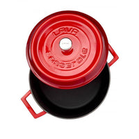 24 Cm Paderno Round Enameled Cast Iron Saucepan