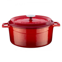 28 Cm Paderno Casseruola Rotonda In Ghisa Smaltata