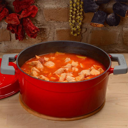 32 Cm Paderno Ronde Geëmailleerde Gietijzeren Pan