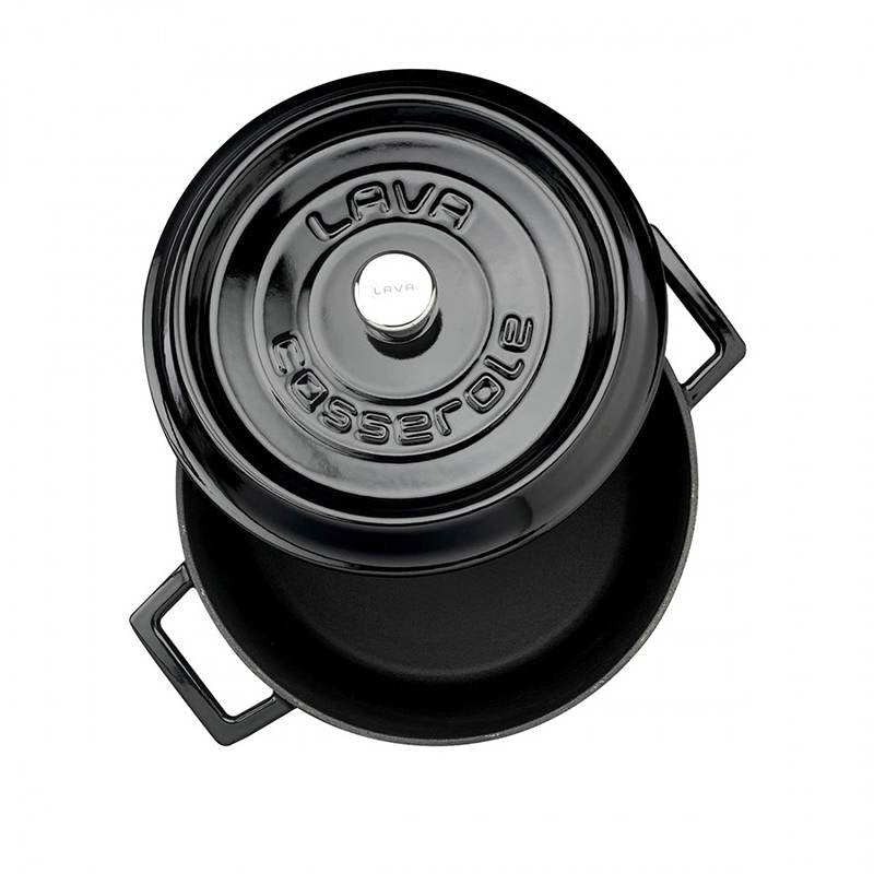 24 Cm Paderno Round Enameled Cast Iron Saucepan
