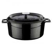 28 Cm Paderno Casseruola Rotonda In Ghisa Smaltata