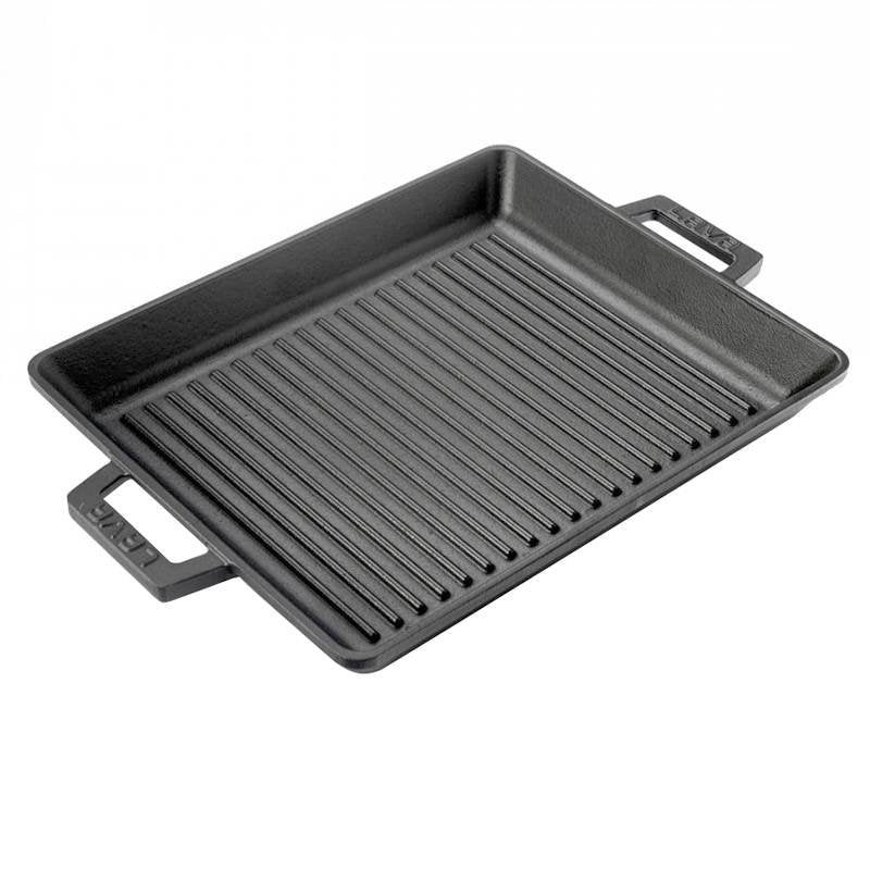 32X26 Cm Paderno Grill rectangulaire en fonte émaillée