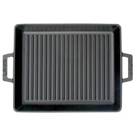 32X26 Cm Paderno Grill rectangulaire en fonte émaillée